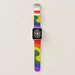 Rainbow Swirl Apple Watch Band