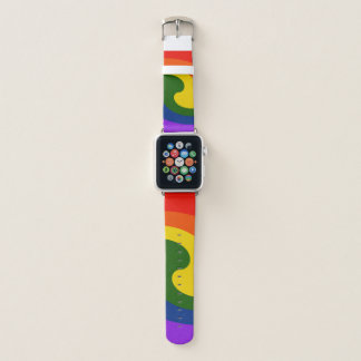 Rainbow Swirl Apple Watch Band