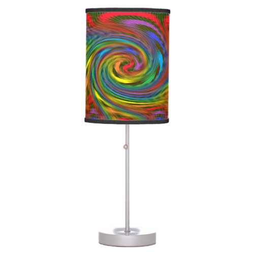 Rainbow Swirl Lamp