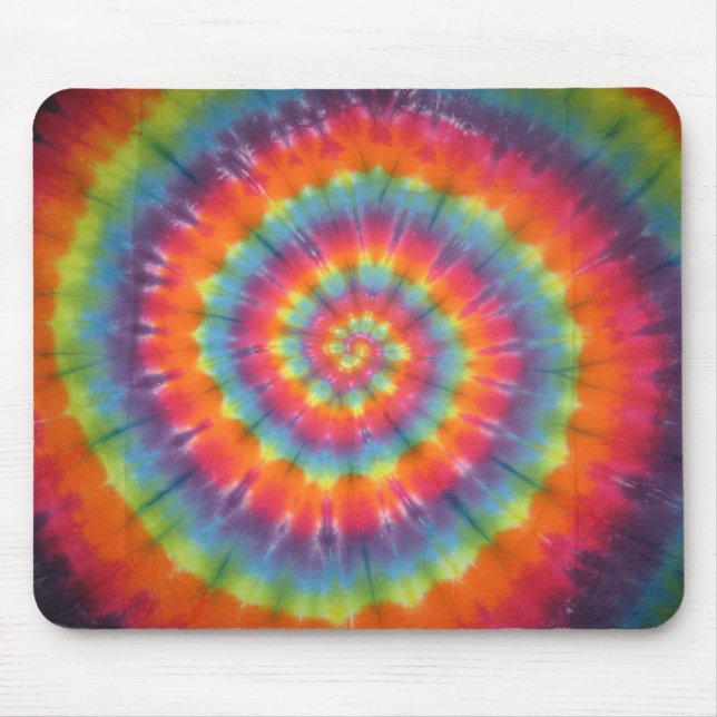 Rainbow Swirl Mouse Pad (Front)