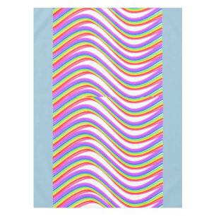 Rainbow Swirl Table Cloth