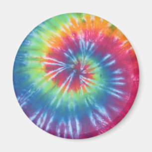 Rainbow Swirl Tie Dye Magnet