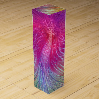 Rainbow Swirl Tree Wine Box