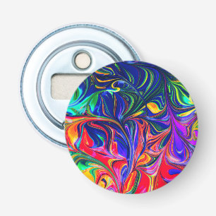 Rainbow Swirl Trippy Glow Stick Bottle Opener