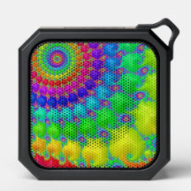 Rainbow Swirl - Waterproof Wireless USB Speaker