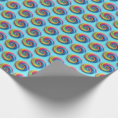 Rainbow Swirl Wrapping Paper