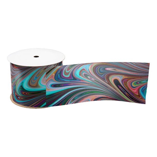 rainbow swirls ribbon (Spool)