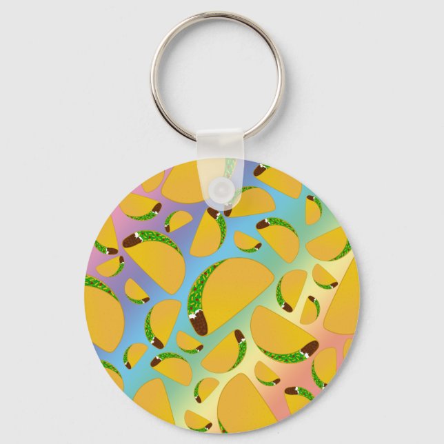 Rainbow tacos keychain (Front)