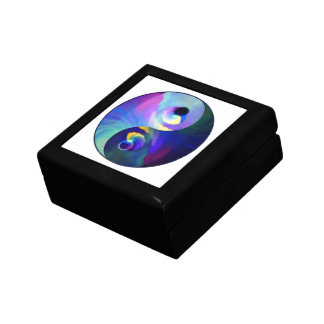 Rainbow Taijitu Yin Yang Jewelry Box