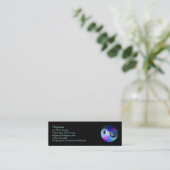 Rainbow Taijitu Yin Yang Mini Business Card (Standing Front)