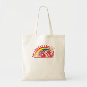 Rainbow Take A Look It'S In A Book Reading Bookwor Tote Bag