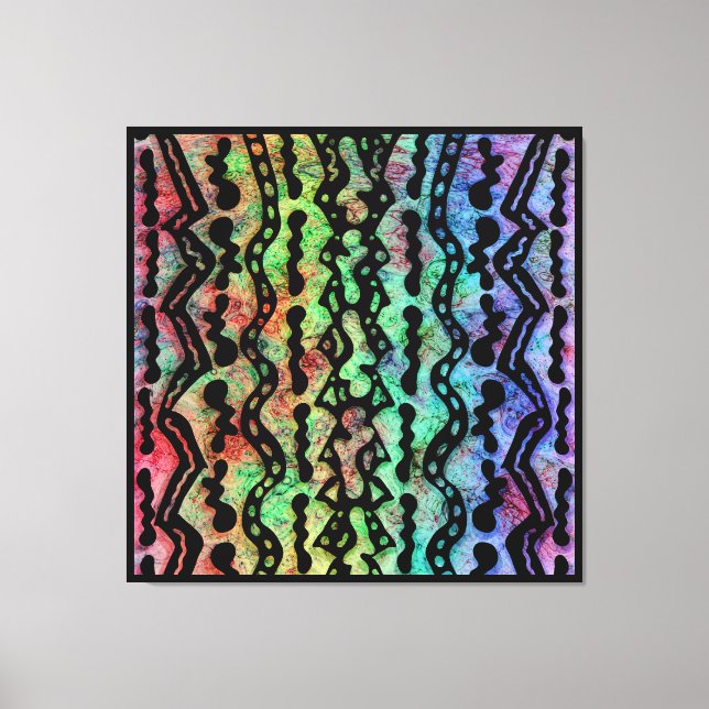 Rainbow Tango Canvas Print (Front)