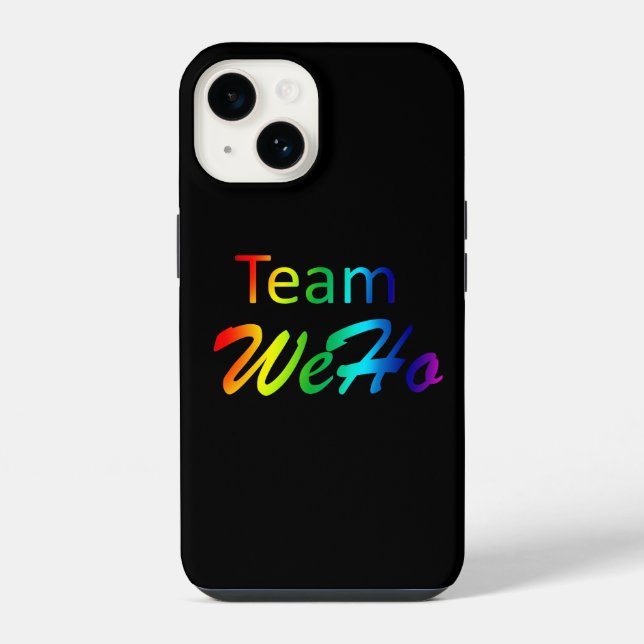 Rainbow Team WeHo Iphone Case (Back)