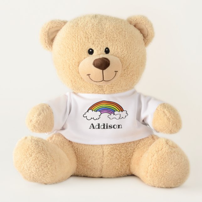 Rainbow Teddy Bear (Front)