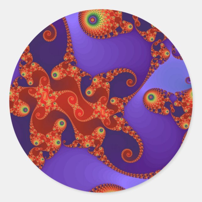 Rainbow Tentacles Stickers (Front)