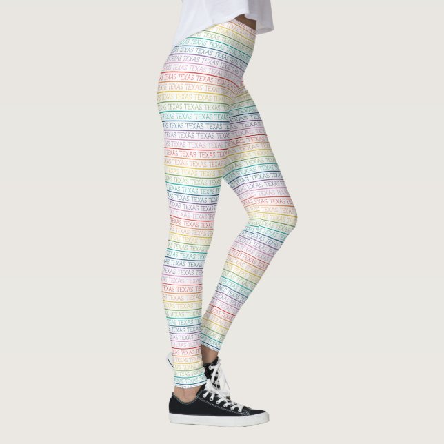 Rainbow Texas, Texas, Texas Leggings (Right)