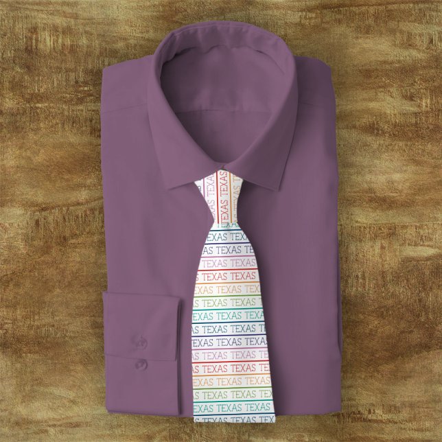 Rainbow Texas, Texas, Texas Neck Tie (Creator Uploaded)