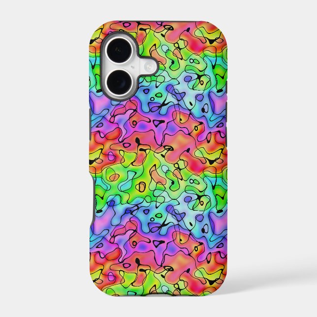 Rainbow Texture Iphone Case (Back)