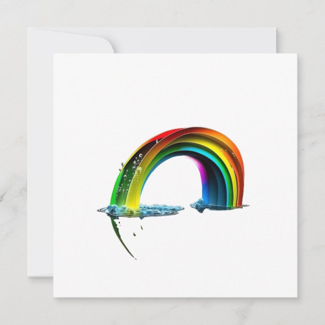RAINBOW - THINKING OF YOU! Card (Front)