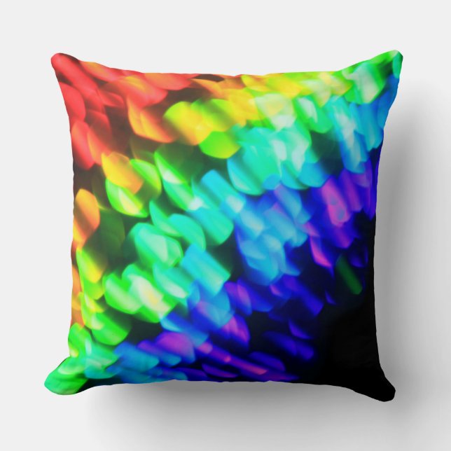 Rainbow   throw pillow (Front)