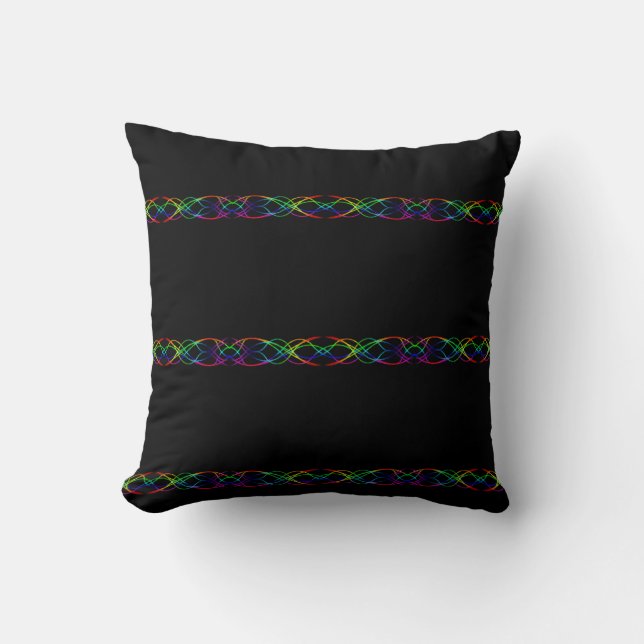 Rainbow Throw Pillow (Front)