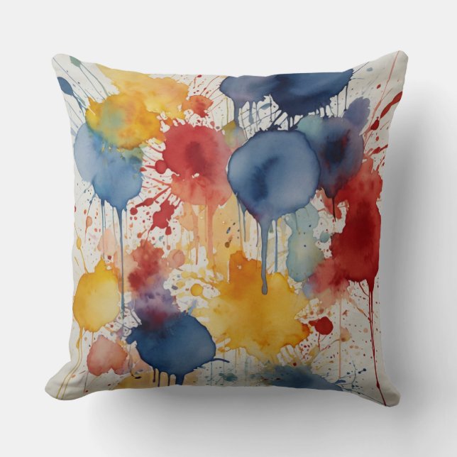RainBow Throw Pillow (Front)