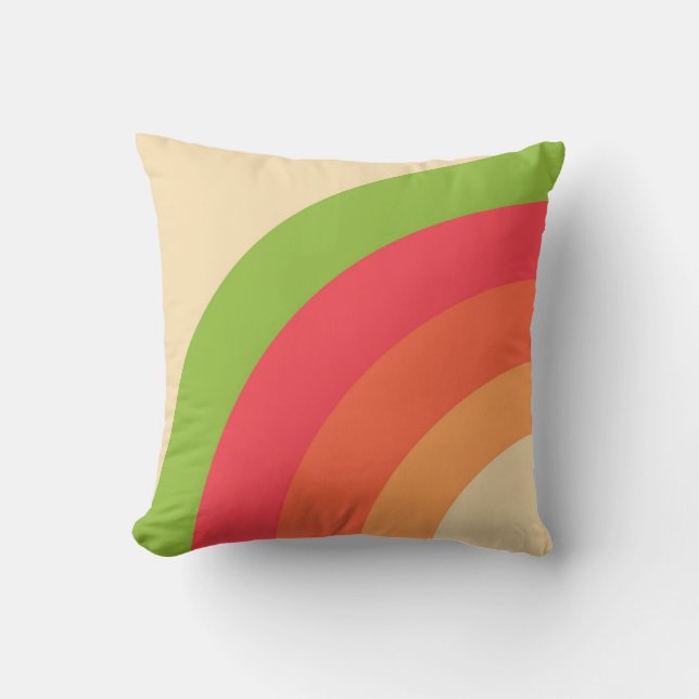 Rainbow Throw Pillow (Front)