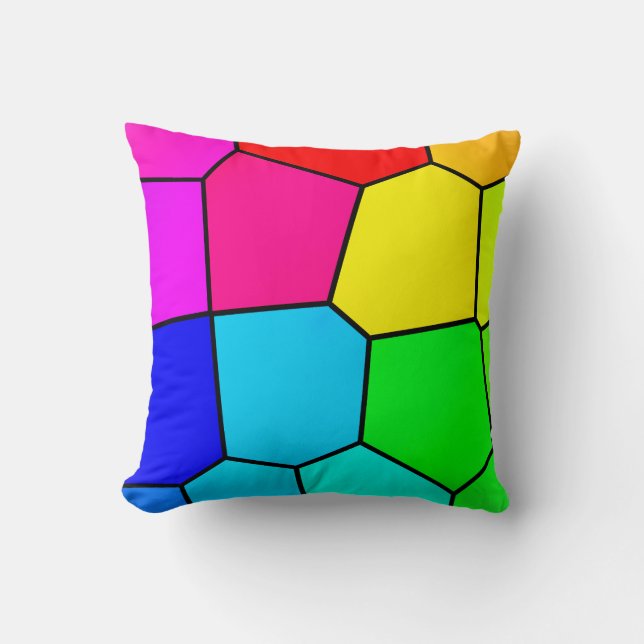 Rainbow Throw Pillow (Front)
