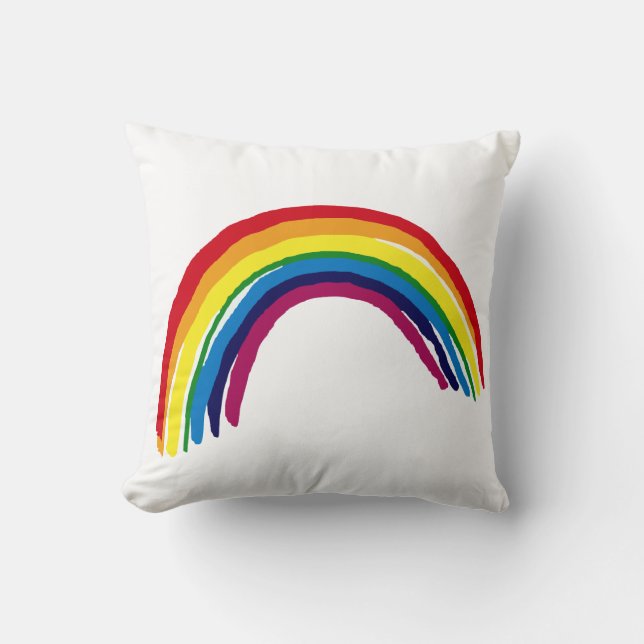 RAINBOW  THROW PILLOW (Front)