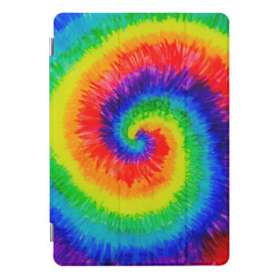 Rainbow Tie-Dye Alcohol Ink iPad Pro Cover
