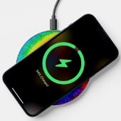 Rainbow Tie-Dye Alcohol Ink Wireless Charger (Phone)