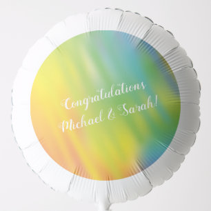 Rainbow Tie Dye Baby Shower Balloon