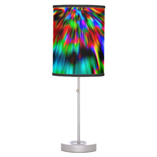 Rainbow Tie Dye Custom Table Lamp