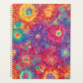 Rainbow Tie Dye Design Planner