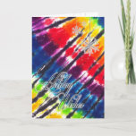 Rainbow Tie-Dye Holiday Card