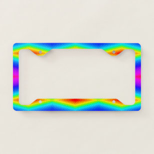 Louis Vuitton Rainbow License Plate Frame