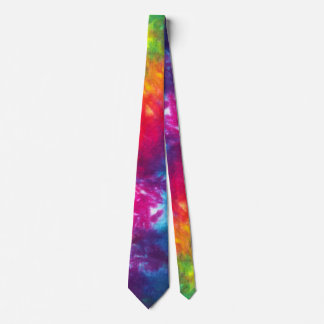 Rainbow Tie-Dye Neck Tie