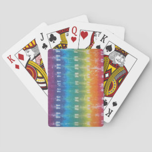 Rainbow Tie Dye Playing Cards