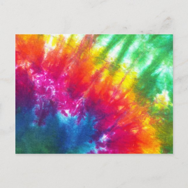 Rainbow Tie-Dye Postcard (Front)