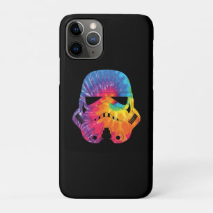 Rainbow Tie Dye Stormtrooper Helmet iPhone 11 Pro Case