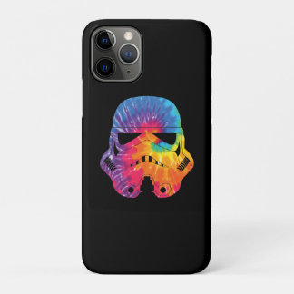 Rainbow Tie Dye Stormtrooper Helmet iPhone 11 Pro Case