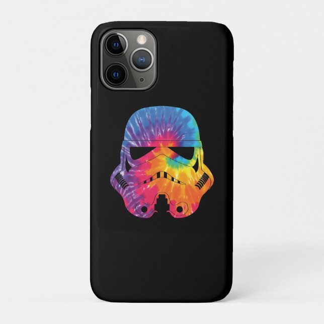Rainbow Tie Dye Stormtrooper Helmet Case-Mate iPhone Case (Back)