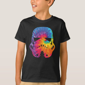 Rainbow Tie Dye Stormtrooper Helmet T-Shirt