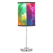 Rainbow Tie-Dye Table Lamp (Back)