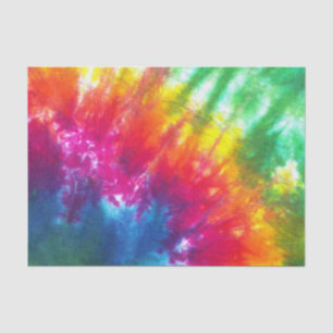Rainbow Tie-Dye Tissue Paper