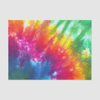 Rainbow Tie-Dye Tissue Paper