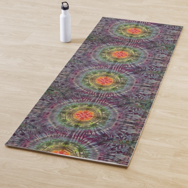 Rainbow Tie Dye Yoga Mat (Double Sided!)  (In Situ)