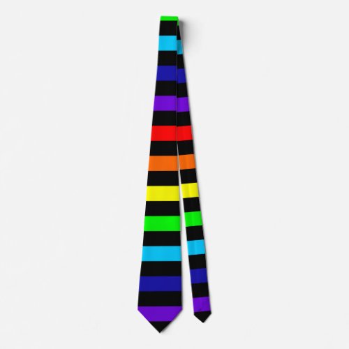 Rainbow Tie Horizontal Stripes