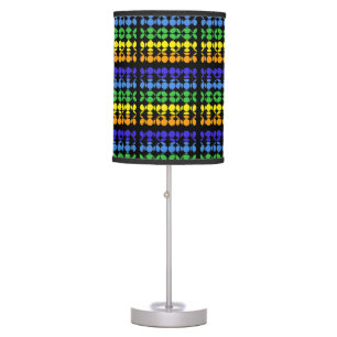 Rainbow Tiki Bar Abstract Pattern Pendant Lamp