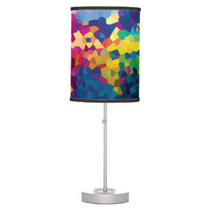 Rainbow Pattern Table & Pendant Lamps | Zazzle